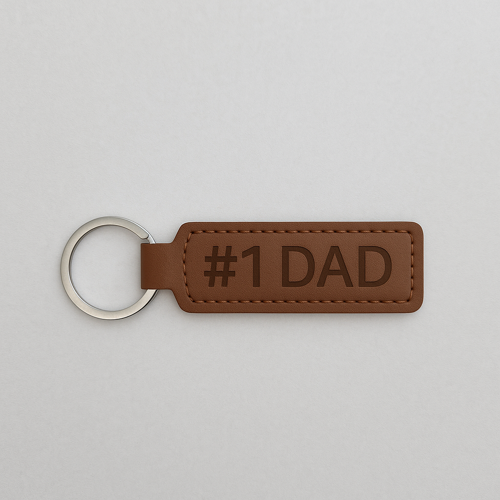 #1 Dad Keychain