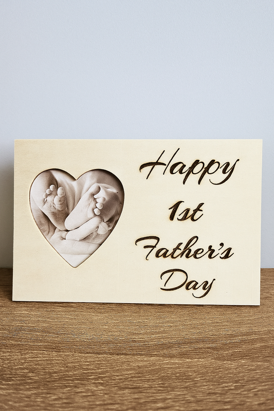 Happy 1st fathers day Frame