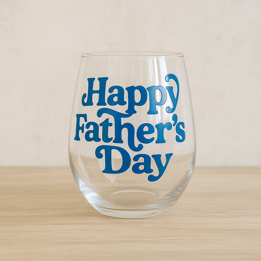 Happy fathers day Glass