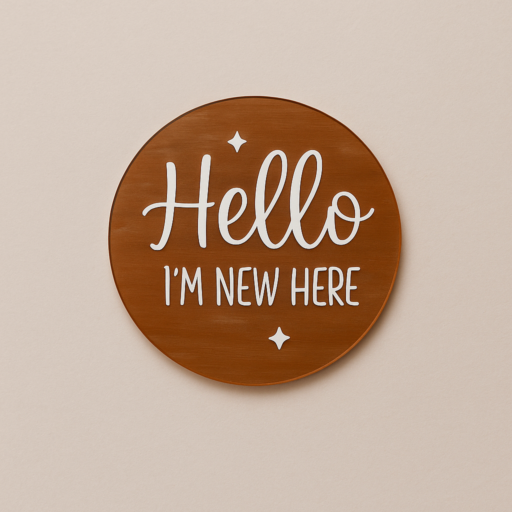 Baby announcement Plaque