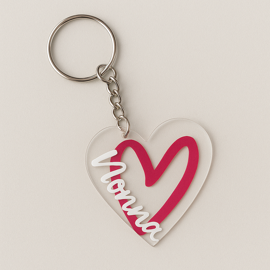 Pink Nonna Keychain