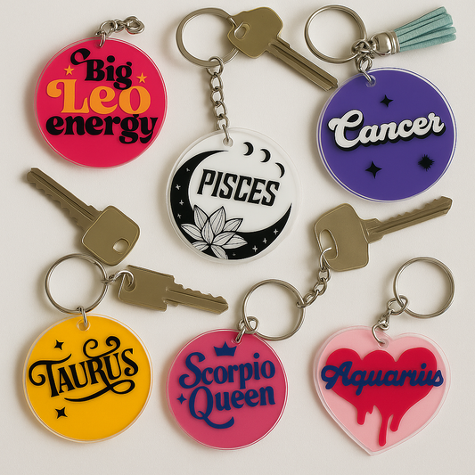 Horoscope Keychains