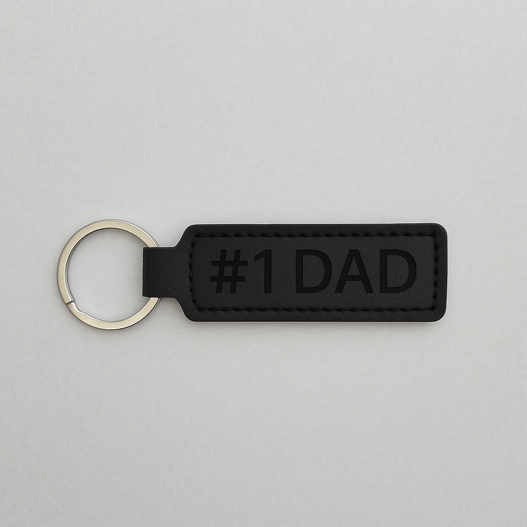 #1 Dad Keychain