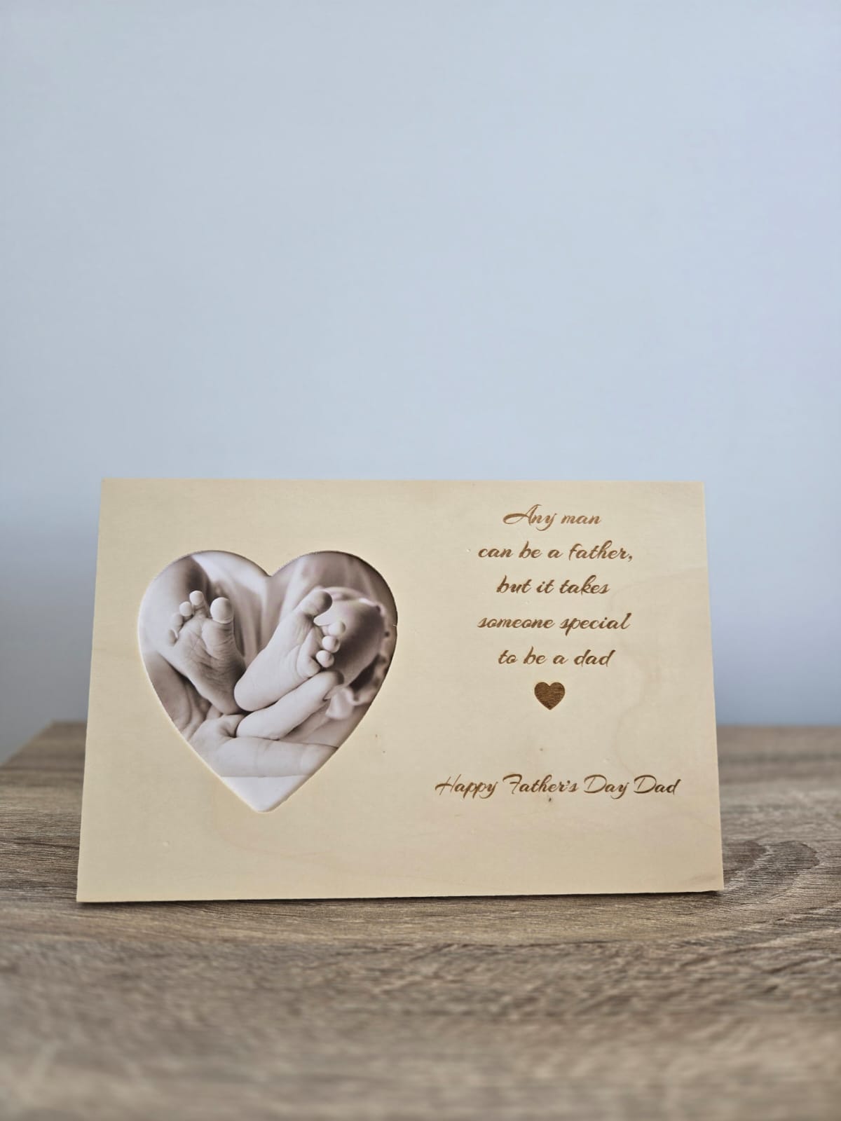 Father's Day engraved frame