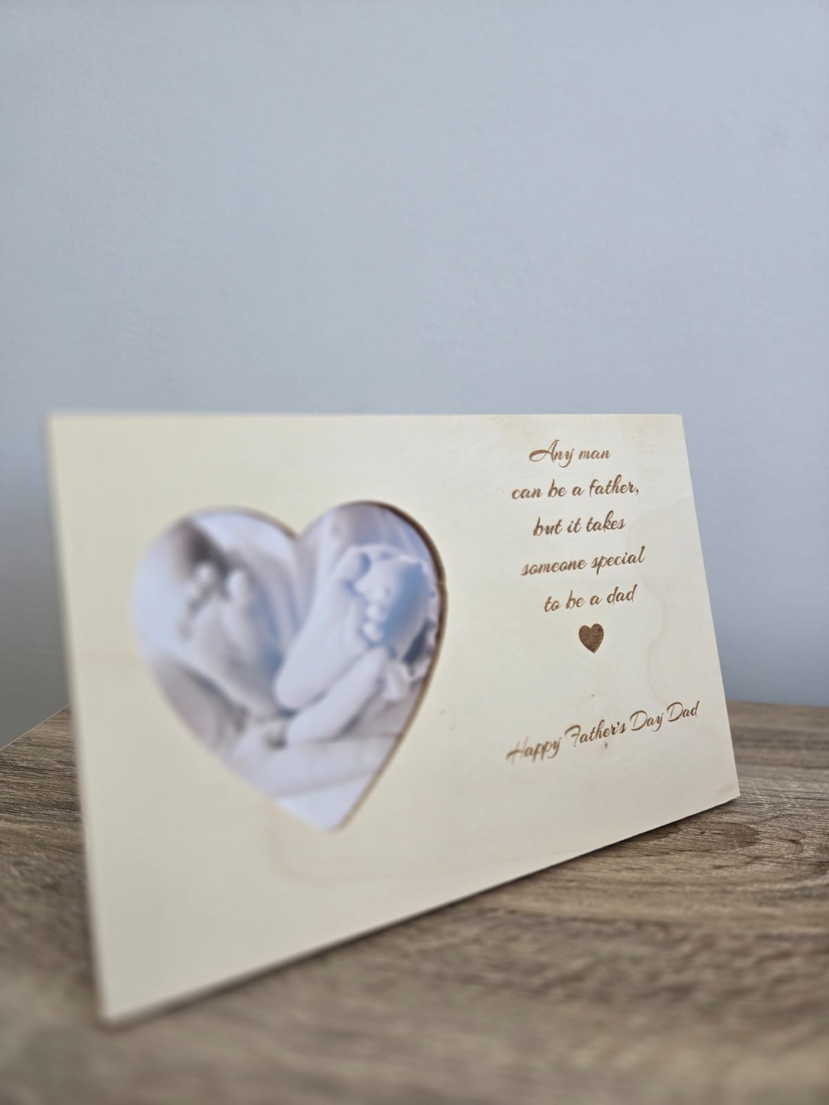 Father's Day engraved frame