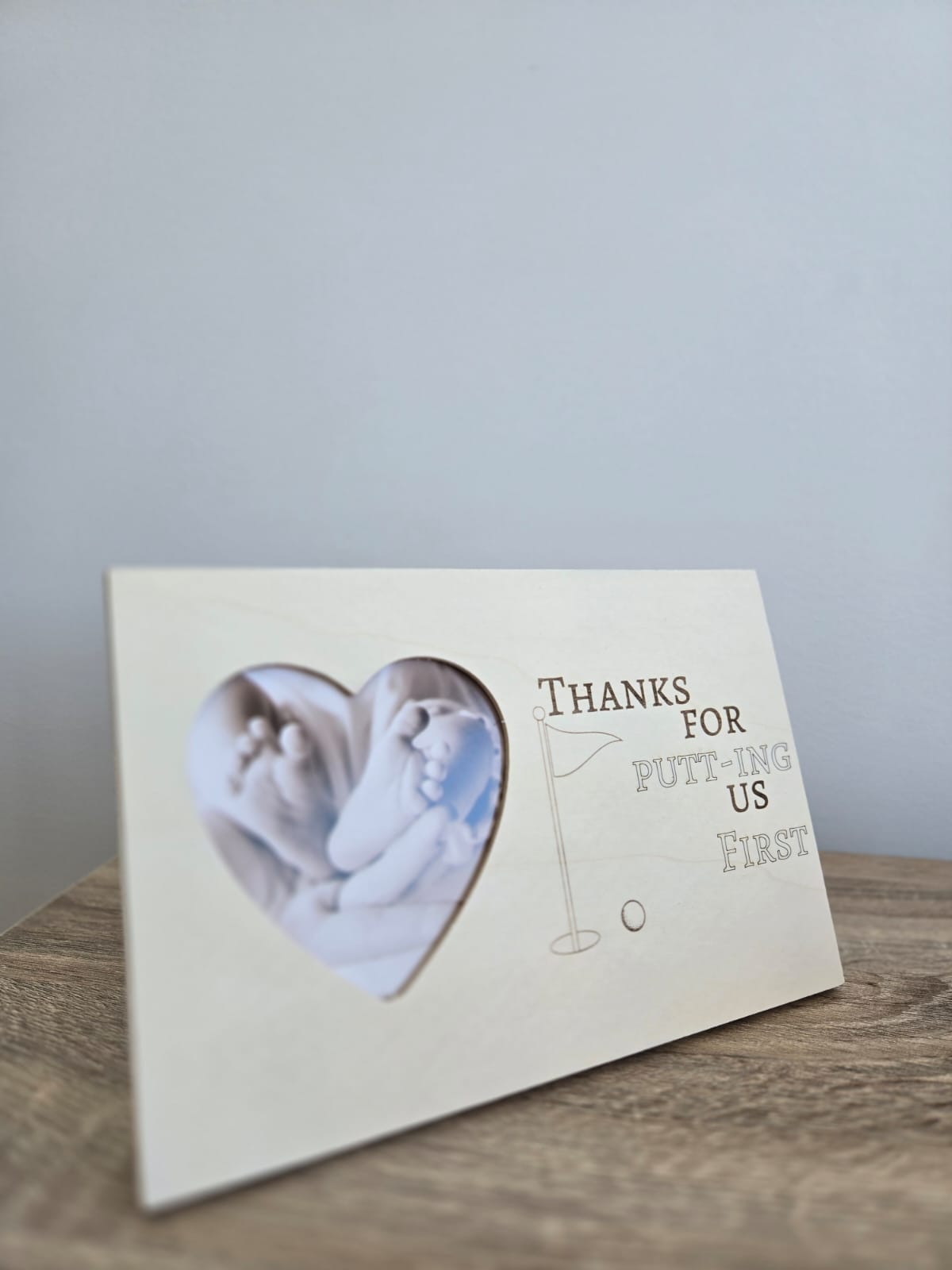 Golf themed Engraved frame