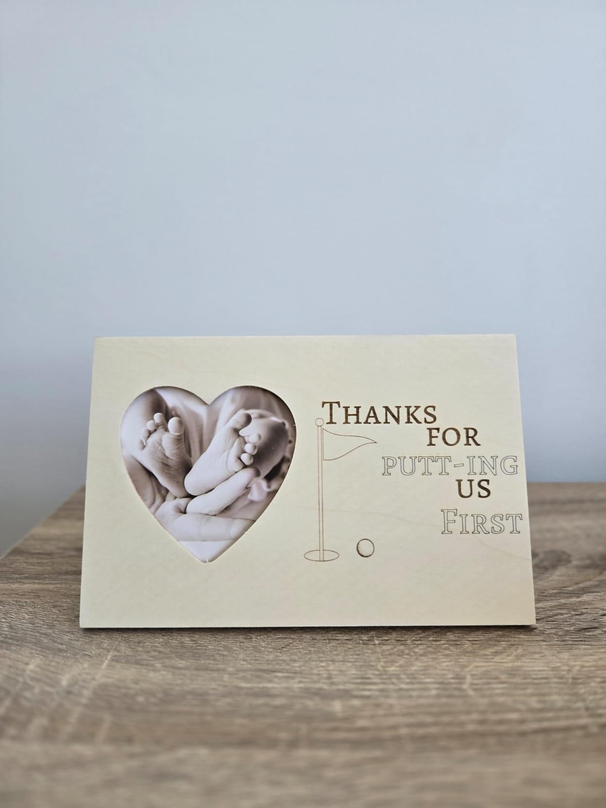 Golf themed Engraved frame